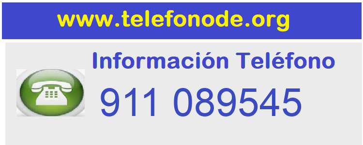 Telefono  911089545