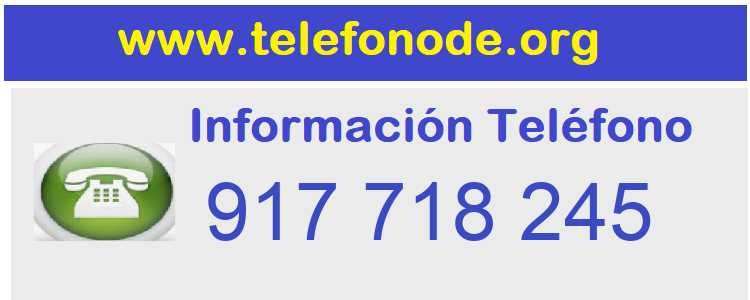 Telefono  917718245