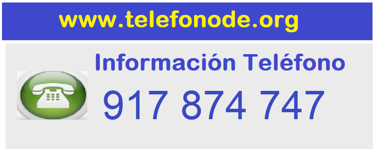 Telefono  917874747