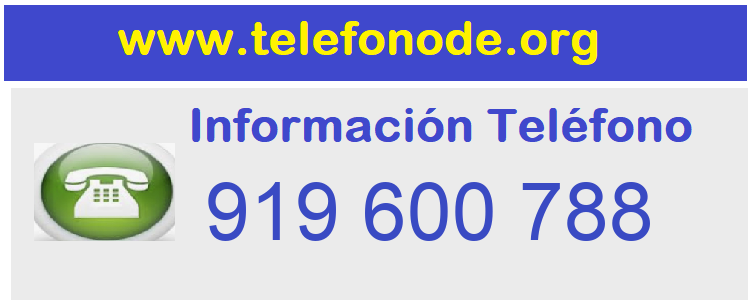 Telefono  919600788