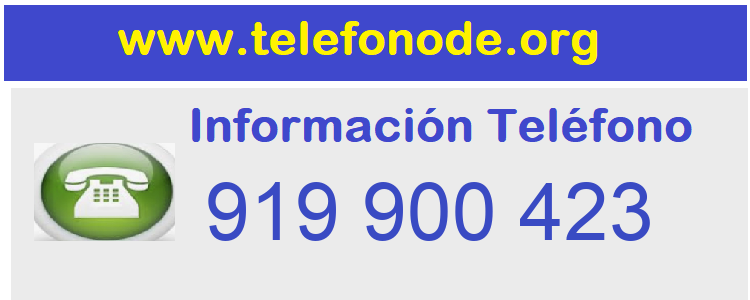 Telefono  919900423