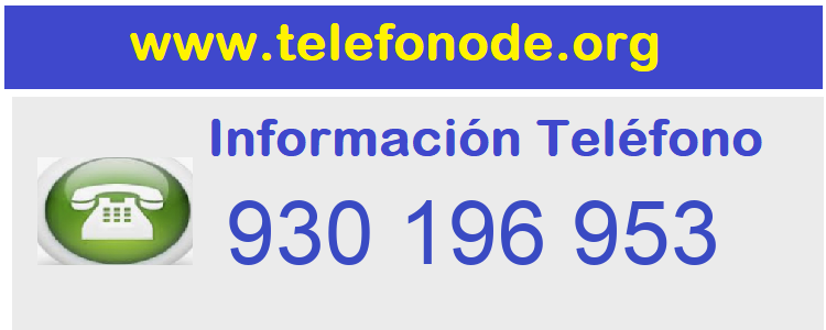 Telefono  930196953