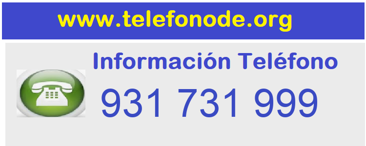 Telefono  931731999