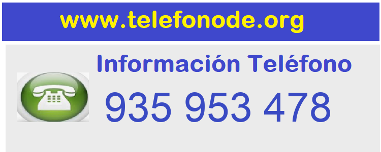 Telefono  935953478