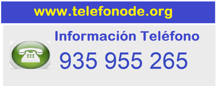 Telefono  935955265