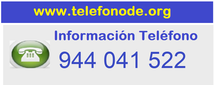 Telefono  944041522