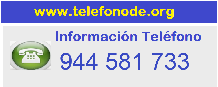 Telefono  944581733