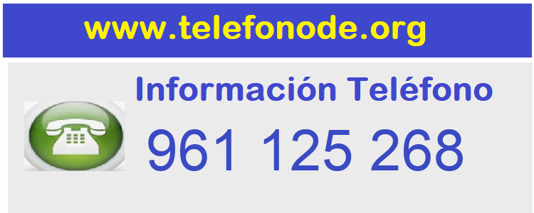 Telefono  961125268