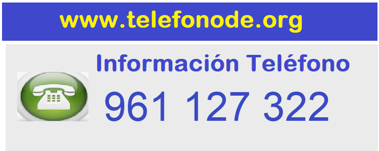 Telefono  961127322